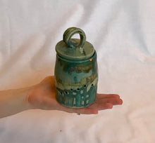 Load image into Gallery viewer, Sea Green Garlic Jar