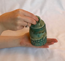Load image into Gallery viewer, Sea Green Garlic Jar