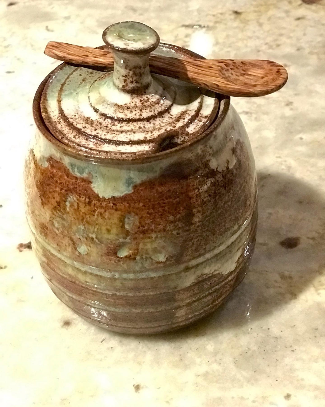 Pistachio Honey Pot