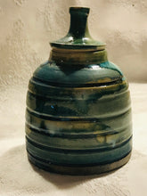 Load image into Gallery viewer, Seagreen Jar with Lid
