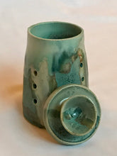 Load image into Gallery viewer, Sea Green Garlic Jar.
